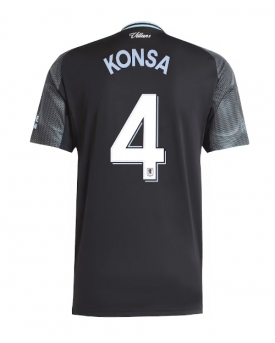 Billige Fotballdrakt Aston Villa Ezri Konsa #4 Replika Bortedrakt 2025-26 Kortermet Billige Fotballdrakt Aston Villa Ezri Konsa #4 Replika Bortedrakt 2025-26 Kortermet